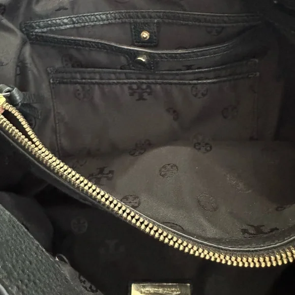 New Tory Burch Black Leather Bag (no tags) - Picture 12 of 12